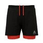 Odlo Zeroweight 5 Inch 2-in-1 Hardloopbroek Kort Zwart/Rood Heren