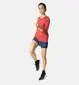Odlo Essential Seamless Hardloopshirt Lange Mouwen Rood Dames
