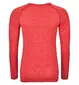 Odlo Essential Seamless Hardloopshirt Lange Mouwen Rood Dames