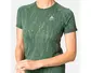 Odlo Zeroweight Ceramicool Hardloopshirt Korte Mouwen Groen Dames