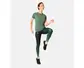 Odlo Zeroweight Ceramicool Hardloopshirt Korte Mouwen Groen Dames