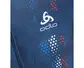 Odlo Performance Nederland Fietsshirt Korte Mouwen Donkerblauw Heren