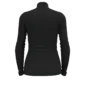 Odlo Merino 200 BL Turtle Half Zip Thermoshirt Lange Mouwen Zwart Dames