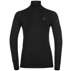 Odlo Active Warm Eco BL Turtle Neck Thermoshirt Lange Mouwen Zwart Dames