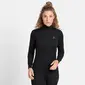 Odlo Active Warm Eco BL Turtle Neck Thermoshirt Lange Mouwen Zwart Dames