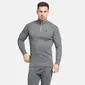 Odlo Active Warm Eco BL Turtle Neck Thermoshirt Lange Mouwen Grijs Heren