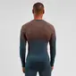 Odlo Performance Light Eco Crew Thermoshirt Lange Mouwen Blauw/Rood Heren