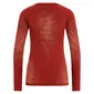 Odlo Performance Warm Eco Crew Thermoshirt Lange Mouwen Donkerrood Dames