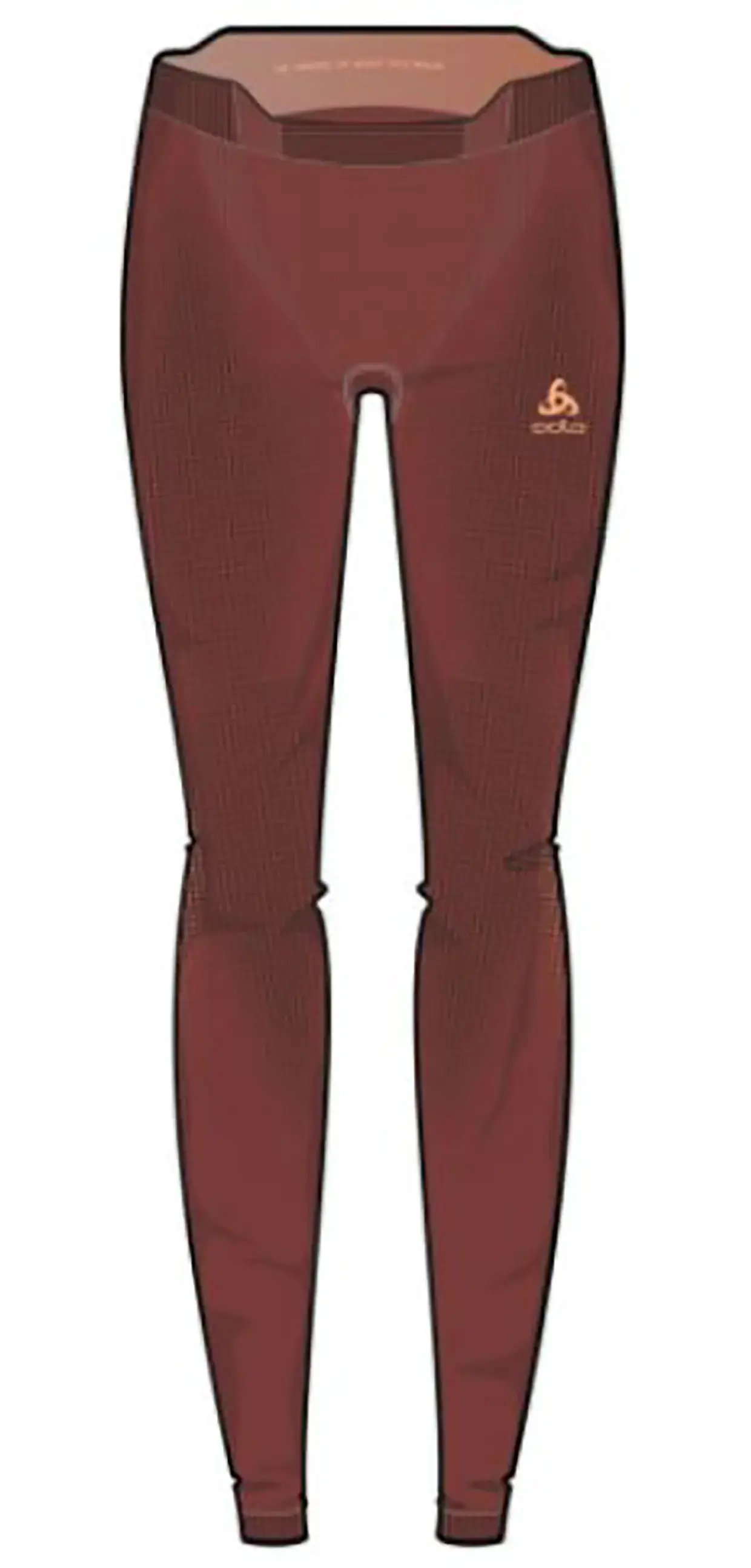 Odlo Performance Warm Eco Thermobroek Lang Donkerrood Dames