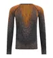Odlo Blackcomb Eco Crew Thermoshirt Lange Mouwen Oranje/Blauw Heren