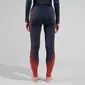 Odlo Blackcomb Eco Thermobroek Lang Blauw/Oranje Dames