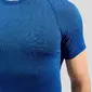 Odlo Performance Light Eco BL Top Crew Ondershirt Korte Mouwen Blauw Heren