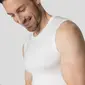 Odlo Performance Light Eco BL Top Crew Ondershirt Zonder Mouwen Wit Heren