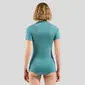 Odlo Merino 160 BL Top Crew Ondershirt Korte Mouwen Groen Dames