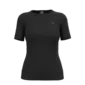 Odlo Merino PW 140 BL Top Crew Ondershirt Korte Mouwen Zwart Dames