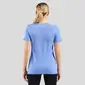 Odlo Essential Seamless Hardloopshirt Korte Mouwen Blauw Melange Dames