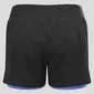ODLO Zeroweight 3 Inch 2-in-1 Hardloopbroek Kort Zwart/Blauw Dames — afbeelding 4