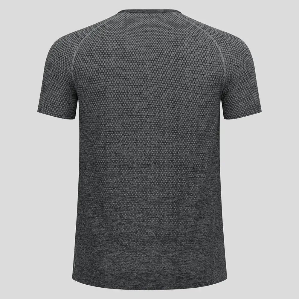 Odlo Essential Seamless Hardloopshirt Korte Mouwen Grijs Heren
