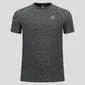 Odlo Essential Seamless Hardloopshirt Korte Mouwen Grijs Heren