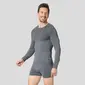 Odlo Performance Light Eco Crew Thermoshirt Lange Mouwen Grijs Heren