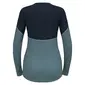 Odlo Revelstoke PW 150 BL Crew Thermoshirt Lange Mouwen Blauw Melange Dames