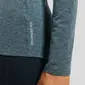 Odlo Revelstoke PW 150 BL Crew Thermoshirt Lange Mouwen Blauw Melange Dames