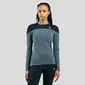 Odlo Revelstoke PW 150 BL Crew Thermoshirt Lange Mouwen Blauw Melange Dames