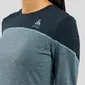 Odlo Revelstoke PW 150 BL Crew Thermoshirt Lange Mouwen Blauw Melange Dames