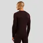 Odlo Performance Warm Eco Crew Thermoshirt Lange Mouwen Paars Heren
