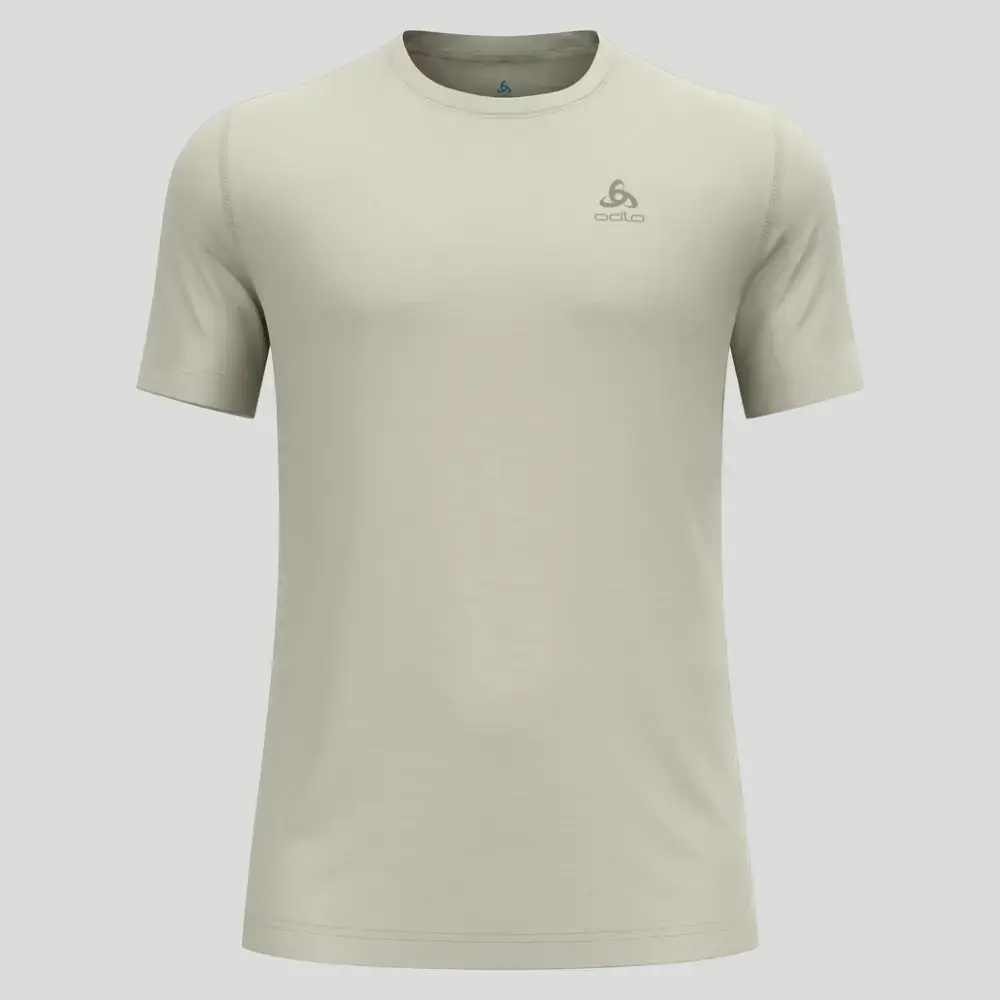 Odlo Merino 160 BL Top Crew Ondershirt Korte Mouwen Grijs Heren
