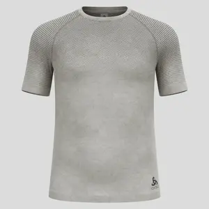 Odlo Performance Light Eco BL Top Crew Ondershirt Korte Mouwen Grijs Heren