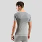 Odlo Performance Light Eco BL Top Crew Ondershirt Korte Mouwen Grijs Heren