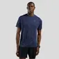 Odlo Zeroweight Chill-Tec Crew Hardloopshirt Korte Mouwen Blauw/Zwart Heren