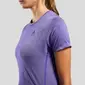 Odlo Zeroweight Chill-Tec Crew Hardloopshirt Korte Mouwen Paars Dames