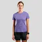 Odlo Zeroweight Chill-Tec Crew Hardloopshirt Korte Mouwen Paars Dames