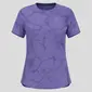 Odlo Zeroweight Chill-Tec Crew Hardloopshirt Korte Mouwen Paars Dames