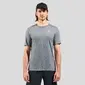 Odlo X-ALP PW 115 Crew Neck Hardloopshirt Korte Mouwen Grijs/Melange Heren