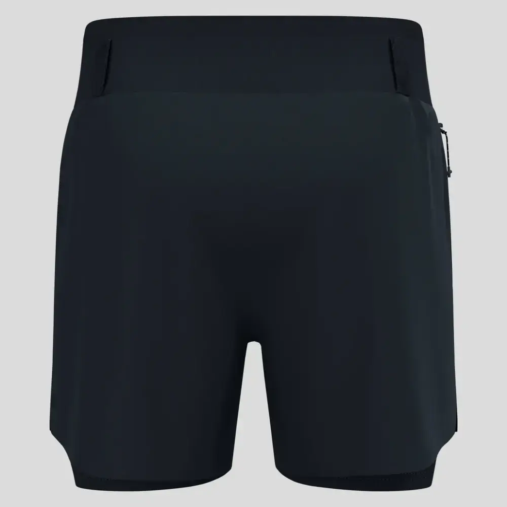 Odlo X-ALP Trail 2-in-1 Short 6 Inch Hardloopbroek Kort Zwart Heren