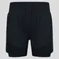 Odlo X-ALP Trail 2-in-1 Short 6 Inch Hardloopbroek Kort Zwart Heren