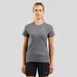 Odlo X-ALP PW 115 Crew Neck Hardloopshirt Korte Mouwen Grijs Dames