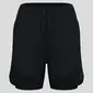 Odlo X-ALP Trail 2-in-1 Short 5 Inch Hardloopbroek Kort Zwart Dames