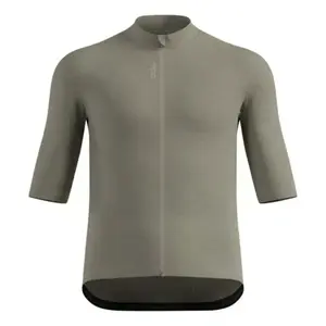 Odlo Zeroweight Merino Full Zip Fietsshirt Kort Groen Heren