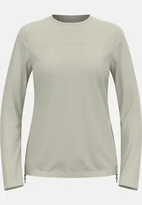 Odlo Explorer Cargo Fietsshirt Lange Mouwen Beige Dames