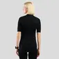 Odlo Zeroweight Merino Full Zip Fietsshirt Korte Mouwen Zwart Dames