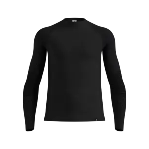 Odlo Blackbomb Crew Seamless Wool Thermoshirt Lange Mouwen Zwart Heren