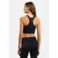 Odlo Seamless Medium Padded Sport BH Zwart Melange Dames