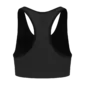 Odlo Seamless Medium Padded Sport BH Zwart Melange Dames