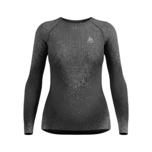 Odlo Blackcomb Eco Crew Thermoshirt Lange Mouwen Zwart Dames