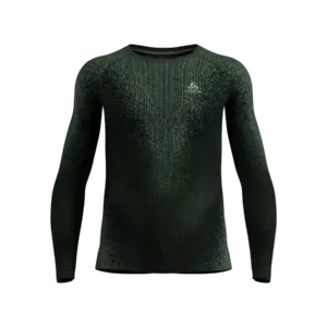 Odlo Blackcomb Eco Crew Thermoshirt Lange Mouwen Groen Heren