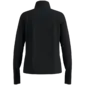 Odlo Thermal Midlayer 1/2 Zip Hardloopshirt Lange Mouwen Zwart Dames